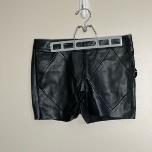 Hot Miami Styles Leather shorts size M
